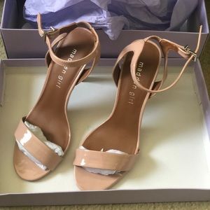 Madden Girl Nude Strappy Heels